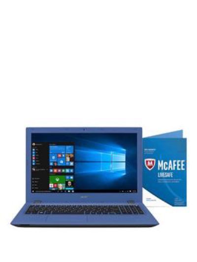 Acer Aspire E5-573 Intel&Reg; Core&Trade; I3 Processor, 4Gb Ram, 1Tb Hard Drive, 15.6 Inch Laptop With Mcafee Livesafe And Optional Microsoft Office 365 Home &Ndash; Blue - Laptop Only